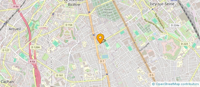 localisation de l'entreprise MADAME IRENE PETRONE à VILLEJUIF