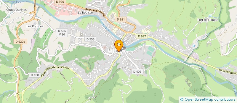 localisation de l'entreprise MADAME IRENE PEYRAT  ESPALION