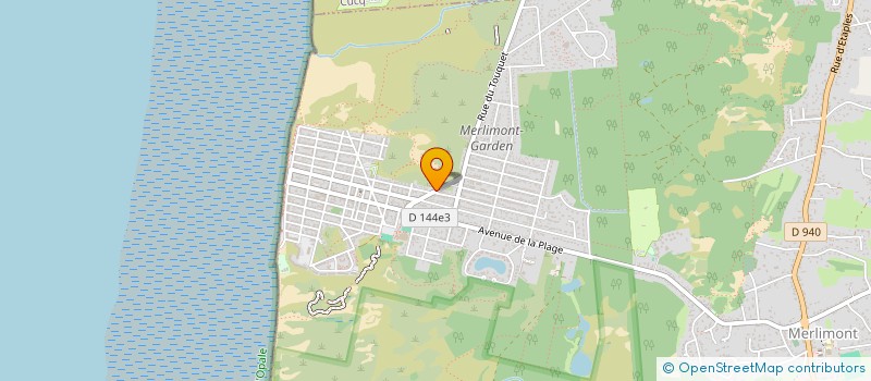 localisation de l'entreprise MADAME IRENE PINDEL  MERLIMONT