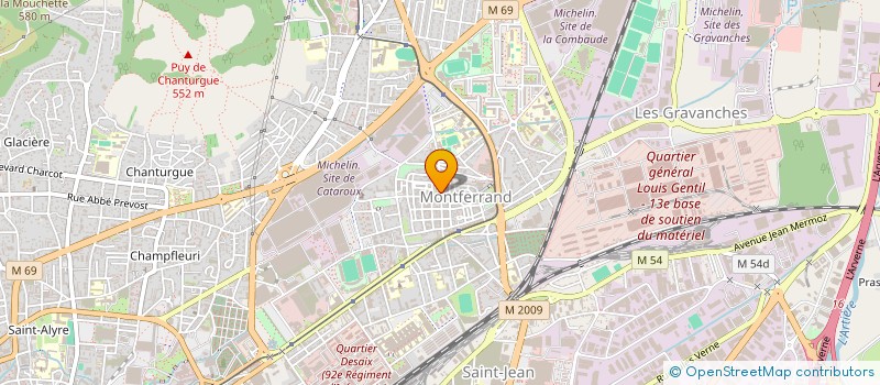 localisation de l'entreprise MADAME IRENE PIREYRE  CLERMONT-FERRAND