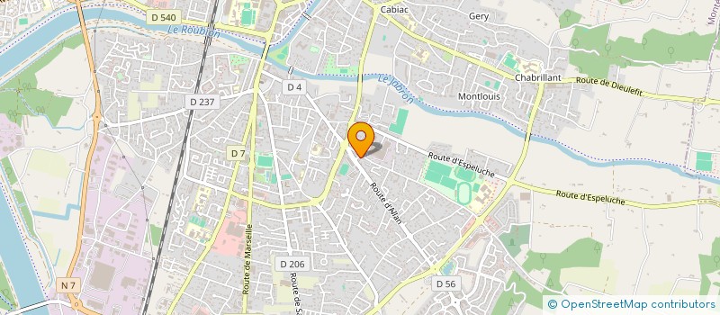 localisation de l'entreprise MADAME IRENE PISARSKI  MONTELIMAR