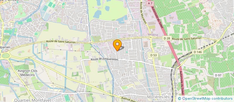 localisation de l'entreprise MADAME IRENE PRUNARETTY  MORIERES-LES-AVIGNON
