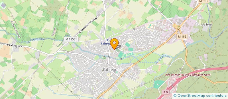 localisation de l'entreprise MADAME IRENE RANDRIANJANAKA  FABREGUES