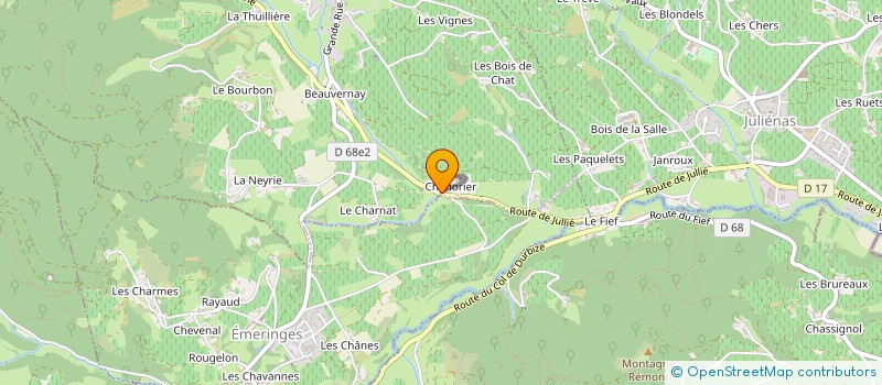 localisation de l'entreprise MADAME IRENE RAVIER  JULLIE