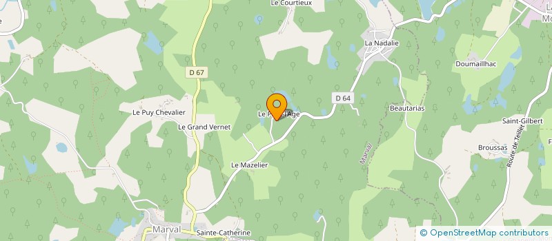 localisation de l'entreprise MADAME IRENE RESTOIN à MAISONNAIS-SUR-TARDOIRE