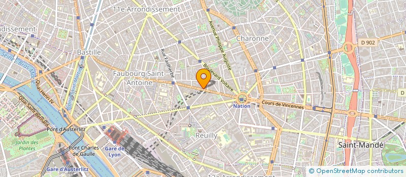 localisation de l'entreprise MADAME IRENE RIFAUD à PARIS 11