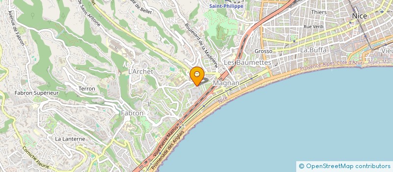 localisation de l'entreprise MADAME IRENE ROCHE à NICE