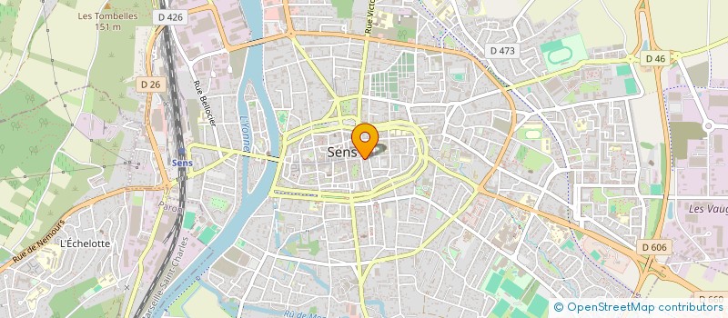 localisation de l'entreprise MADAME IRENE ROSSELLE à SENS
