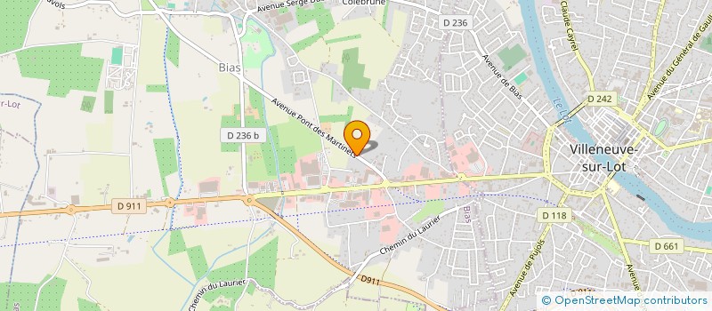 localisation de l'entreprise MADAME IRENE ROUSSEL  VILLENEUVE-SUR-LOT