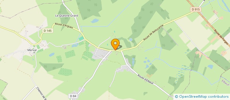 localisation de l'entreprise MADAME IRENE ROUSSEL  BREMONTIER-MERVAL