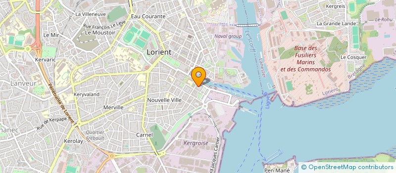 localisation de l'entreprise MADAME IRENE RUDOLF à LORIENT