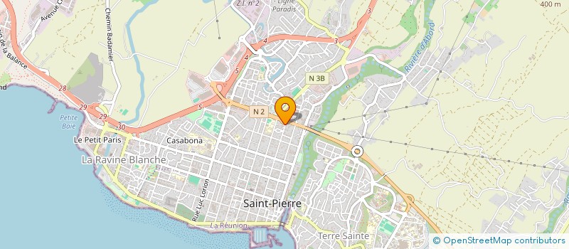 localisation de l'entreprise MADAME IRENE SANCHEZ à SAINT-PIERRE