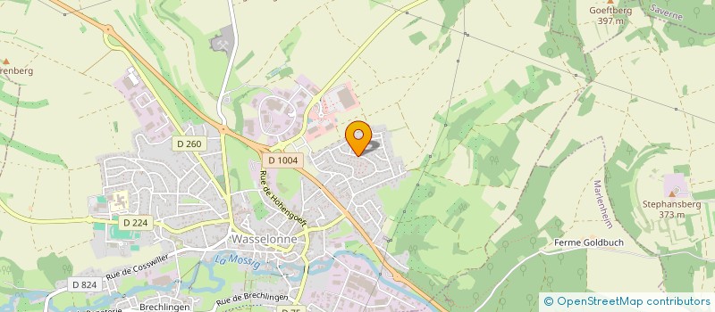 localisation de l'entreprise MADAME IRENE SCHOETTEL  WASSELONNE