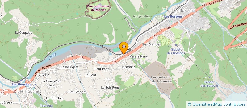 localisation de l'entreprise MADAME IRENE SERRAT BAUTISTA à LES HOUCHES