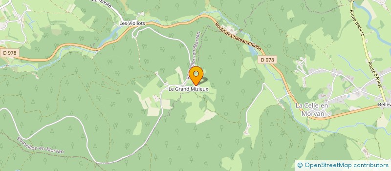 localisation de l'entreprise MADAME IRENE TER REEHORST  ROUSSILLON-EN-MORVAN