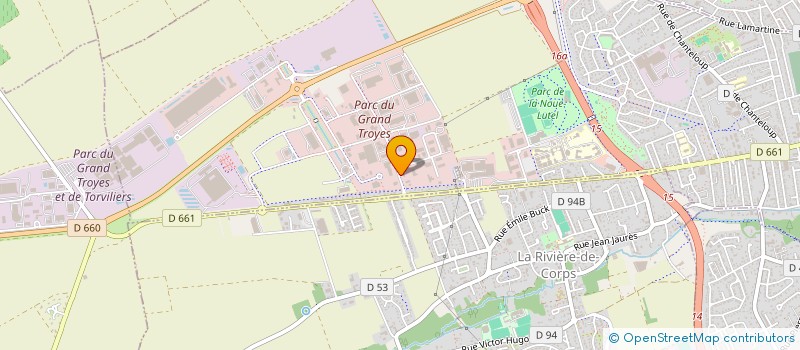 localisation de l'entreprise MADAME IRENE TERSIGUEL  SAINTE-SAVINE