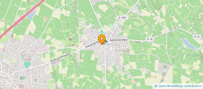 localisation de l'entreprise MADAME IRENE THEVENARD  POMEROLS