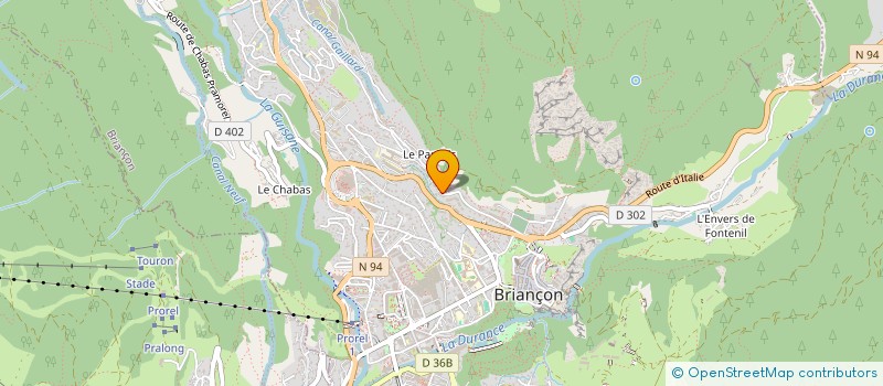 localisation de l'entreprise MADAME IRENE TIOUKA  BRIANCON