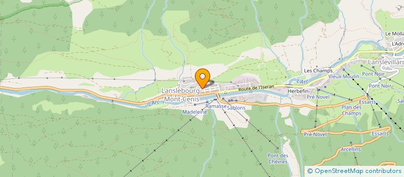 localisation de l'entreprise MADAME IRENE TREMEY  VAL-CENIS