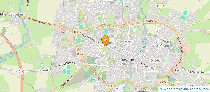 localisation de l'entreprise MADAME IRENE TROMBINI  BAYEUX