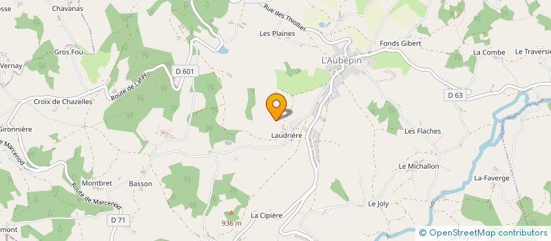 localisation de l'entreprise MADAME IRENE VACHON  LARAJASSE