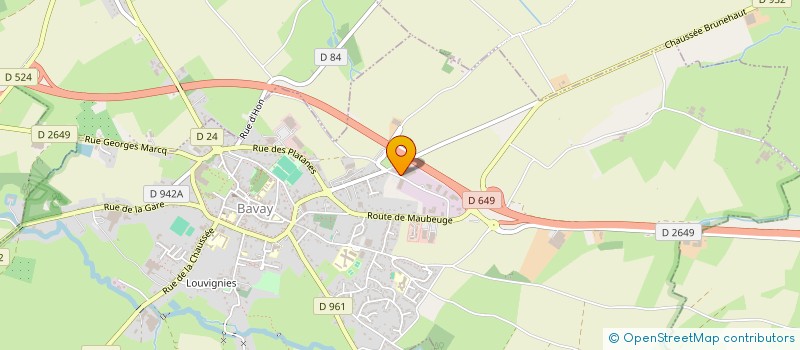 localisation de l'entreprise MADAME IRENE VANHAESEBROUCKE à HOUDAIN-LEZ-BAVAY