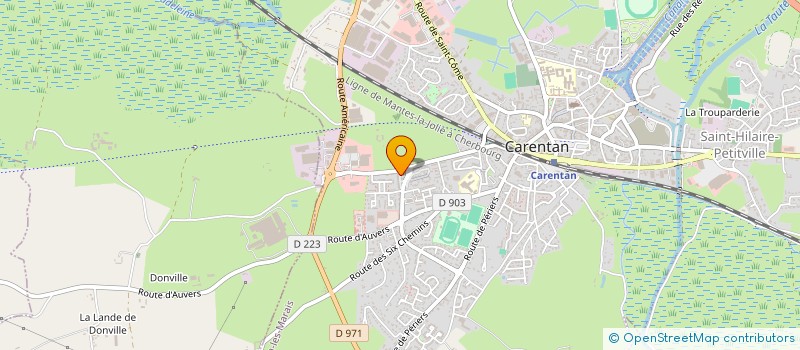 localisation de l'entreprise MADAME IRENE VAULTIER à CARENTAN-LES-MARAIS