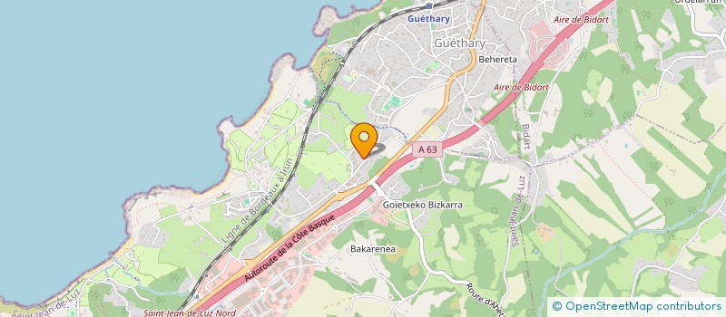 localisation de l'entreprise MADAME IRENE VERDA à SAINT-JEAN-DE-LUZ