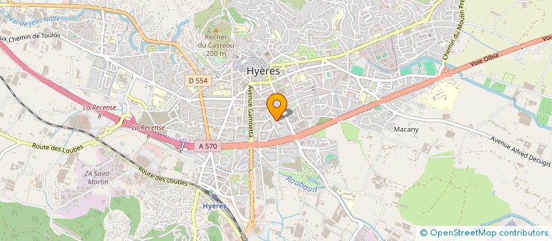 localisation de l'entreprise MADAME IRENE VIALE à HYERES