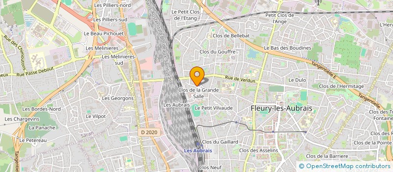 localisation de l'entreprise MADAME IRENE VIGNON à FLEURY-LES-AUBRAIS