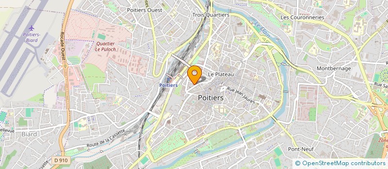 localisation de l'entreprise MADAME IRENE YOUX à POITIERS