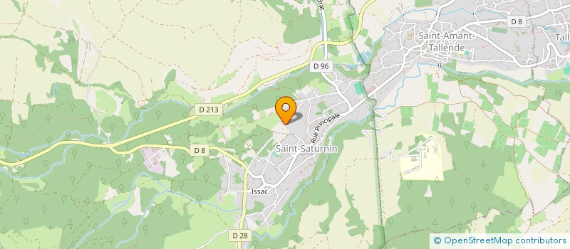 localisation de l'entreprise MADAME IRENILA OLIVEIRA DA CUNHA  SAINT-SATURNIN