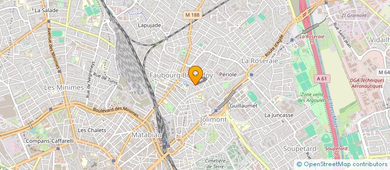 localisation de l'entreprise MADAME IRIA DIOS MORANA  TOULOUSE