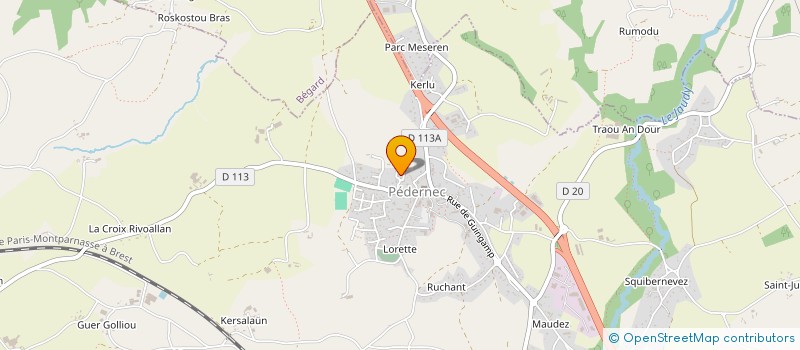 localisation de l'entreprise MADAME IRINA ANDREI  PEDERNEC