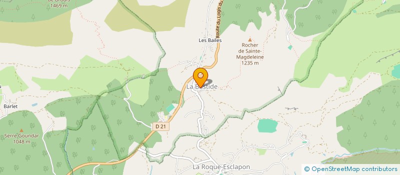 localisation de l'entreprise MADAME IRINA ANDRIANOVA à LA BASTIDE