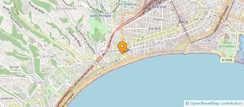 localisation de l'entreprise MADAME IRINA ANDRONIC à NICE