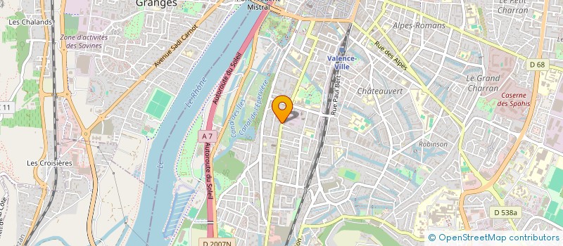 localisation de l'entreprise MADAME IRINA ARESTOVA  VALENCE