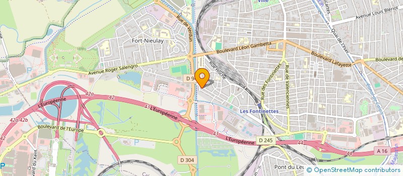 localisation de l'entreprise MADAME IRINA AUCOIN  CALAIS