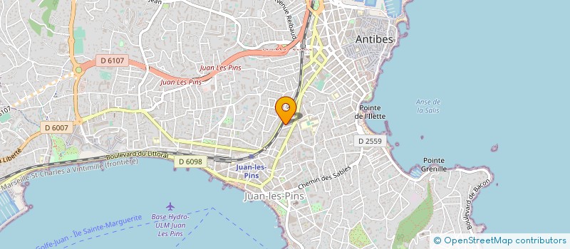 localisation de l'entreprise MADAME IRINA BELJAEVA à ANTIBES