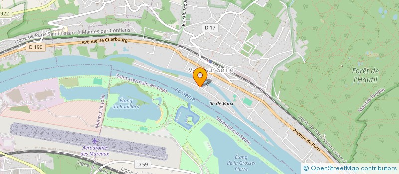 localisation de l'entreprise MADAME IRINA BUCCIACCHIO  VAUX-SUR-SEINE