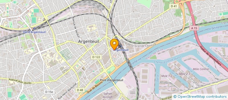 localisation de l'entreprise MADAME IRINA BUYVOLENKO  ARGENTEUIL