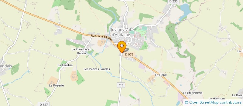 localisation de l'entreprise MADAME IRINA CHAMINA à RIVES D'ANDAINE