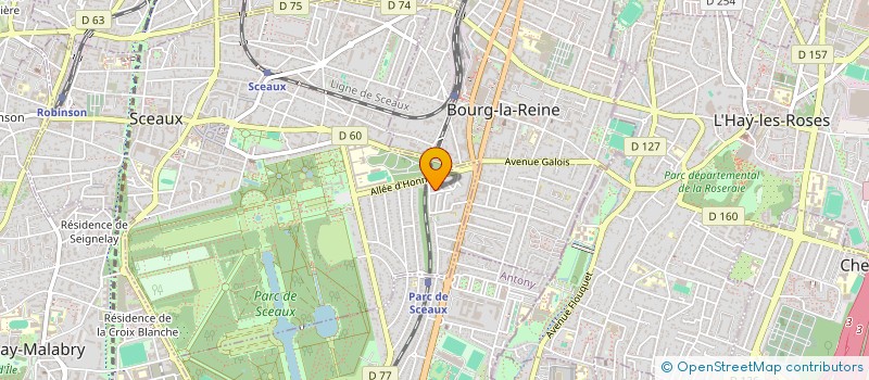 localisation de l'entreprise MADAME IRINA CHUNIKHINA à SCEAUX