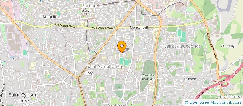 localisation de l'entreprise MADAME IRINA DE CARVALHO  TOURS