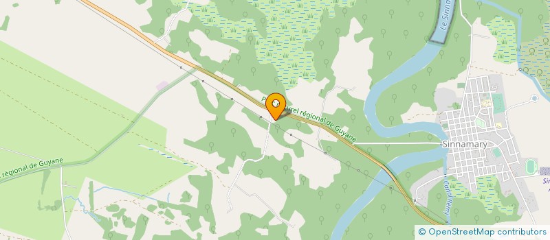 localisation de l'entreprise MADAME IRINA DORILAS  SINNAMARY