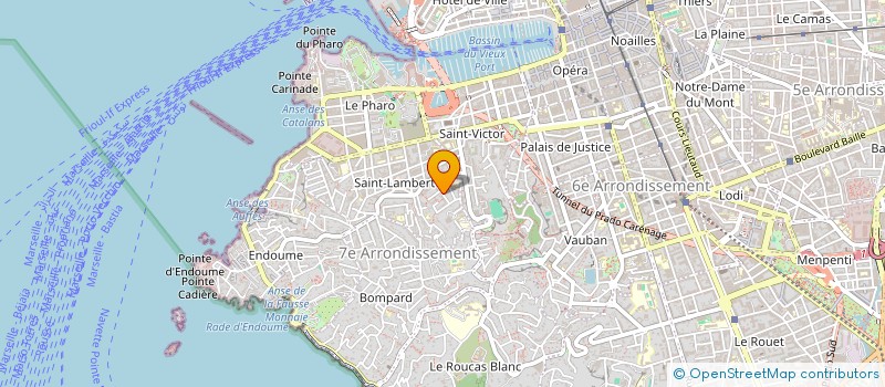 localisation de l'entreprise MADAME IRINA DUNAEVSCAIA à MARSEILLE