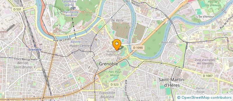 localisation de l'entreprise MADAME IRINA FEDORENCO à GRENOBLE