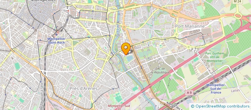 localisation de l'entreprise MADAME IRINA FEDOROF à MONTPELLIER