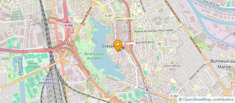 localisation de l'entreprise MADAME IRINA FEHER DANCEA  CRETEIL