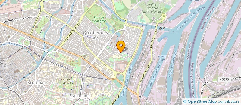 localisation de l'entreprise MADAME IRINA GERASIMOVA  STRASBOURG